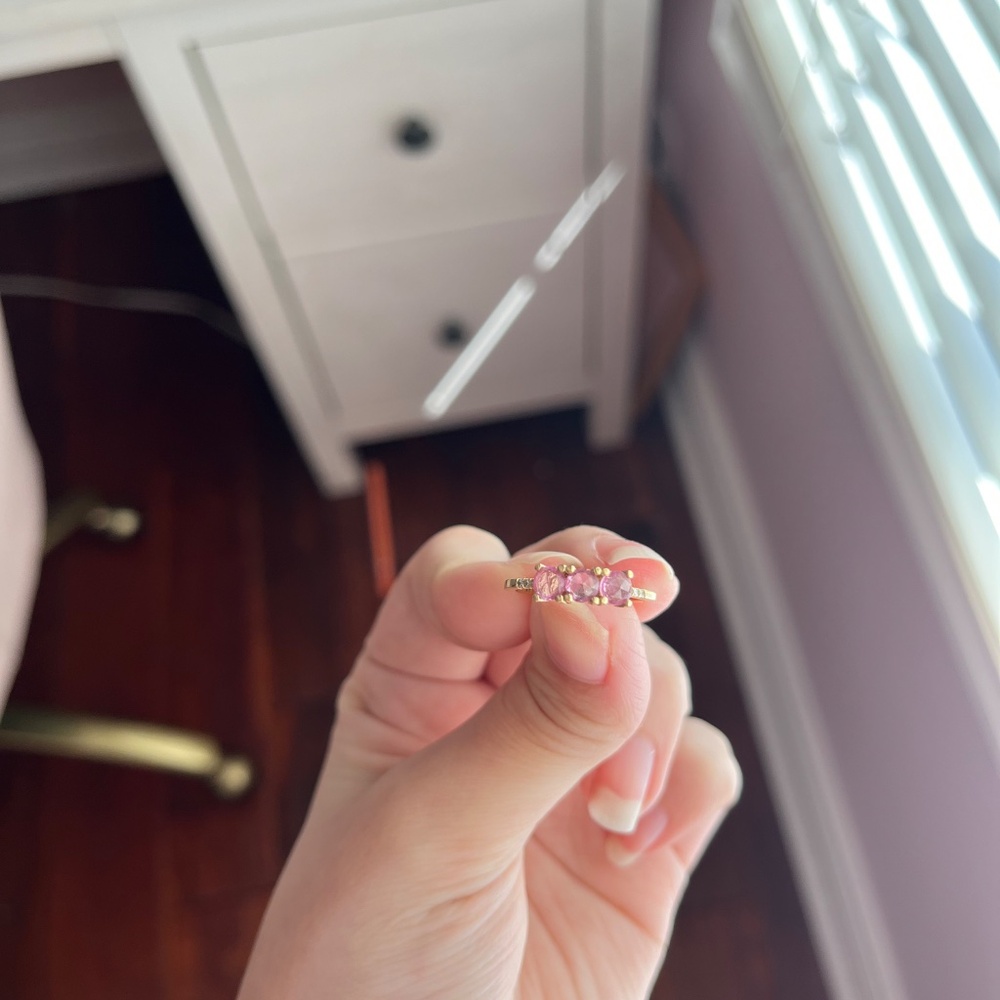 Catbird Jennie Kwon La Vie en Rose Ring - Picture 5 of 7